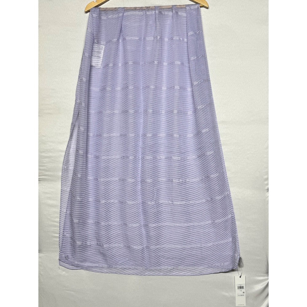 Calvin Klein Sheer Striped Scarf Lavender MSRP $48 One‎ Size